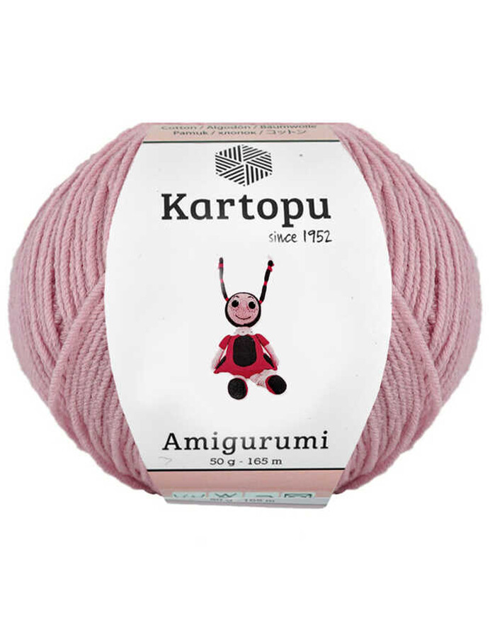 KARTOPU,AMİGURUMİ K0768 AÇIK PEMBE - KARTOPU