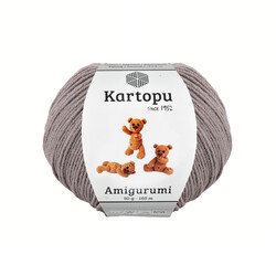 KARTOPU,AMİGURUMİ K0990 ORTA GRİ - KARTOPU