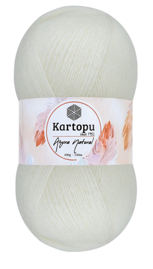 KARTOPU,ANGORA NATURAL K0013 AÇIK KREM - KARTOPU