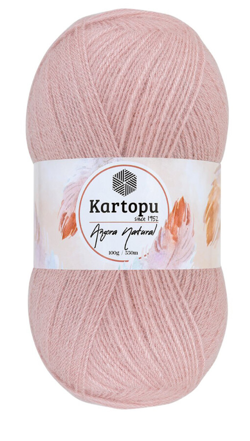 KARTOPU,ANGORA NATURAL K0776 PUDRA - KARTOPU