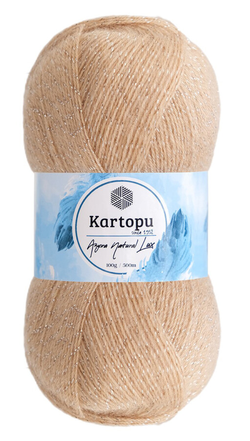 KARTOPU,ANGORA NATURAL LUX K0837 NOHUT - KARTOPU