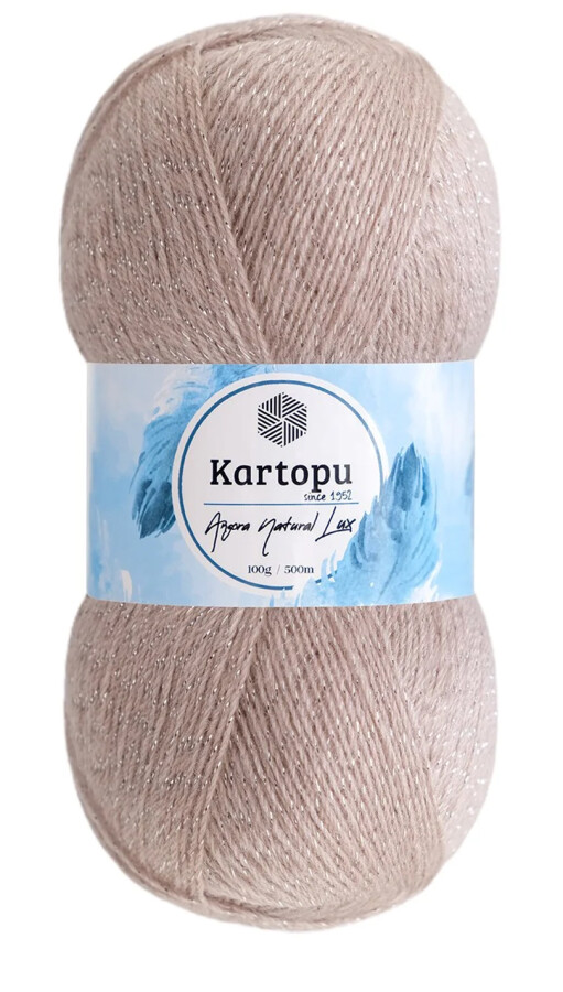 KARTOPU,ANGORA NATURAL LUX K0762 AÇIK GÜL GONCASI - KARTOPU