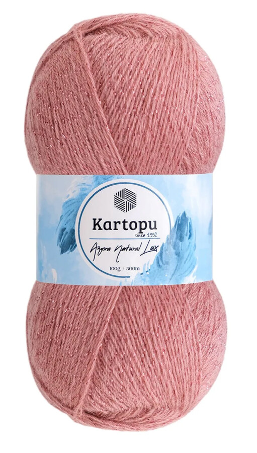 KARTOPU,ANGORA NATURAL LUX K0778 ORTA PUDRA - KARTOPU