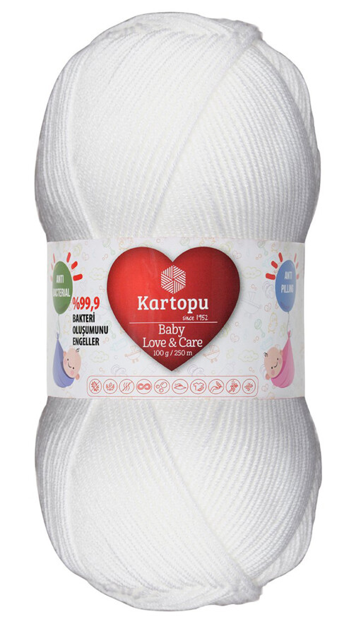 KARTOPU,BABY LOVE &CARE K0010 BEYAZ - KARTOPU