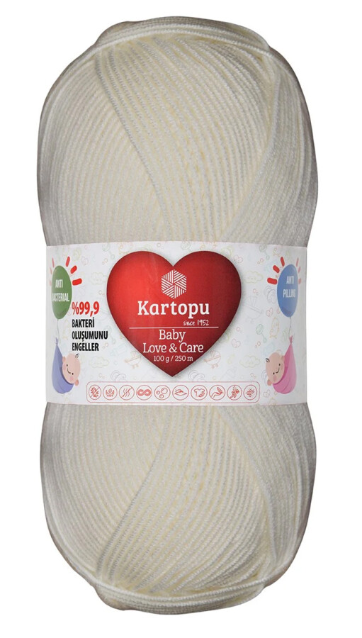 KARTOPU, BABY LOVE & CARE K0019 AÇIK KREM - KARTOPU
