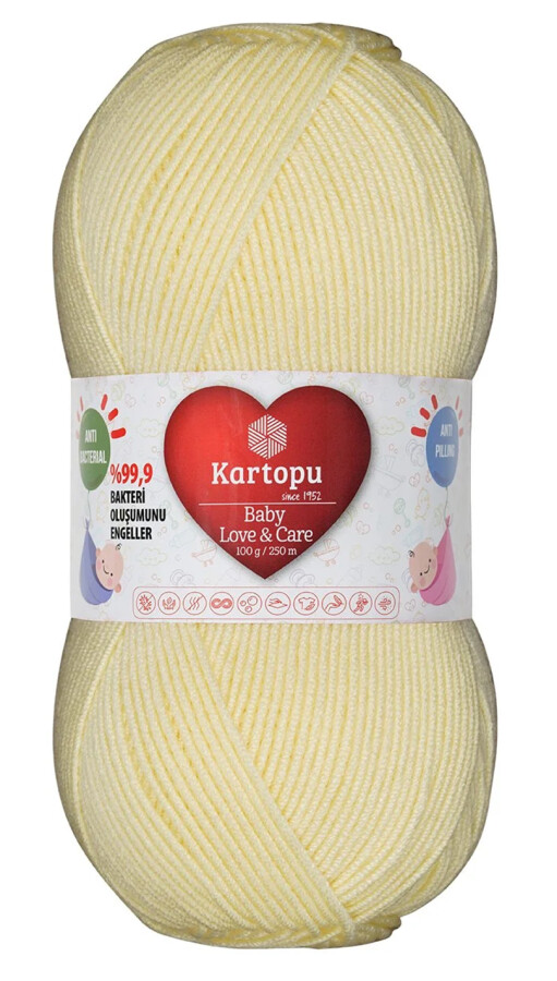 KARTOPU, BABY LOVE & CARE K0036 LİMON SARI - KARTOPU