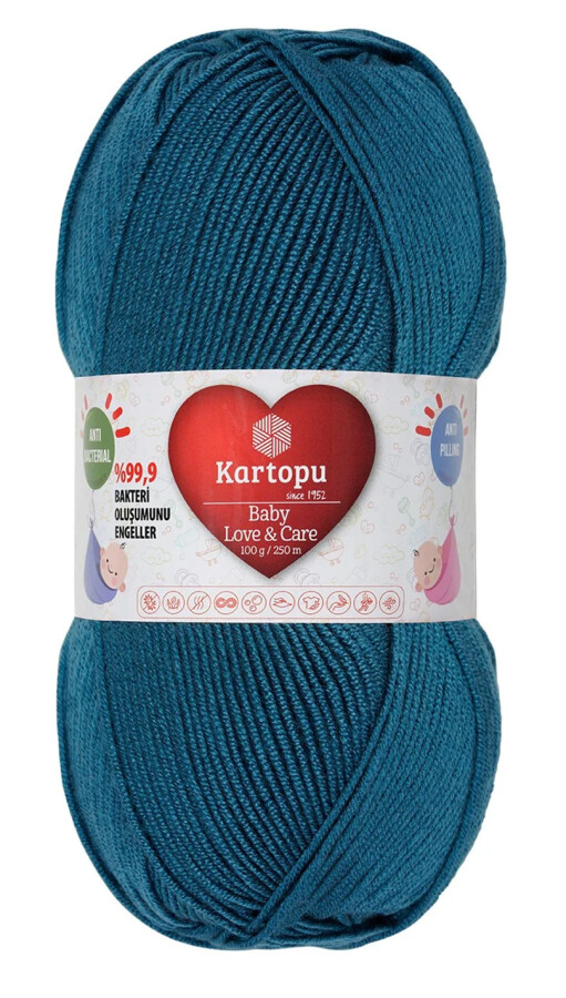 KARTOPU, BABY LOVE & CARE K1467 PETROL YEŞİLİ - KARTOPU