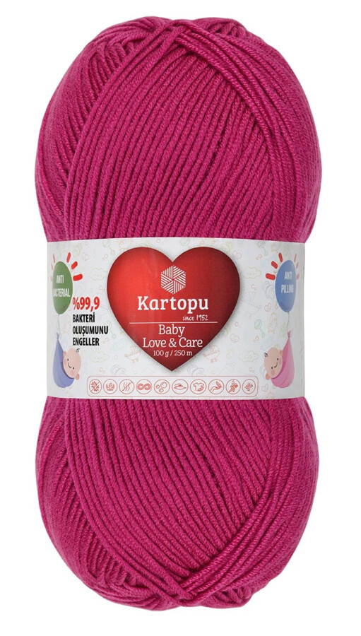 KARTOPU,BABY LOVE &CARE K0245 FUŞYA PEMBE - KARTOPU