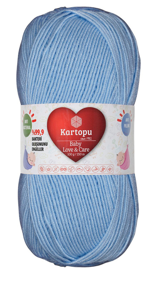KARTOPU, BABY LOVE & CARE K0544 BEBE MAVİ - KARTOPU