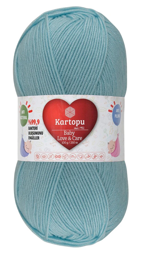 KARTOPU,BABY LOVE &CARE K0565 AÇIK TURKUAZ - KARTOPU