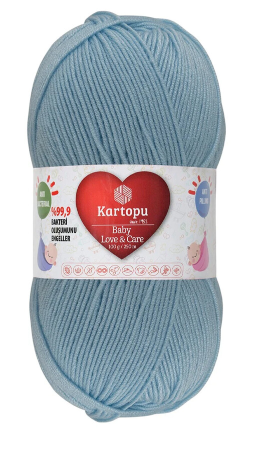 KARTOPU, BABY LOVE & CARE K0567 AÇIK BEBE MAVİ - KARTOPU