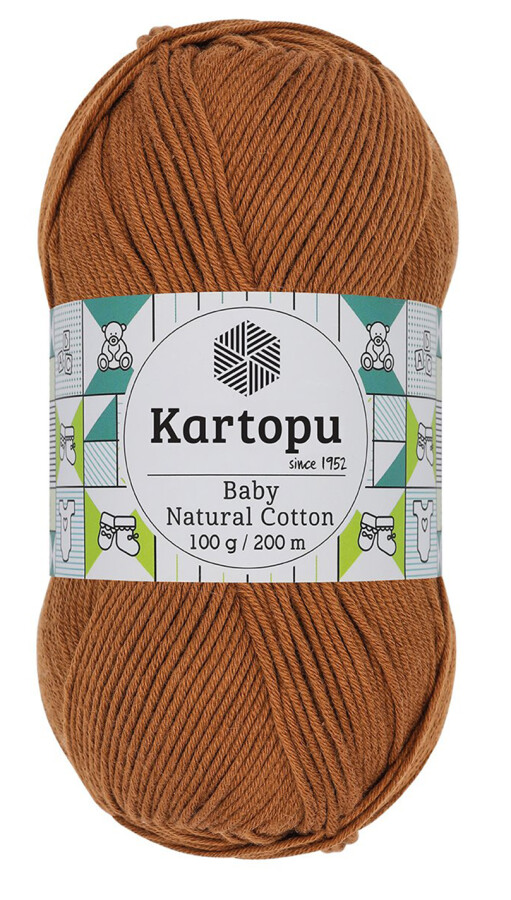 KARTOPU,BABY NATUREL COTTON K1834 KOYU HARDAL - KARTOPU