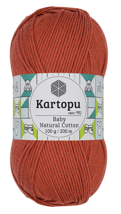 KARTOPU,BABY NATUREL COTTON K0269 MAT TURUNCU - KARTOPU