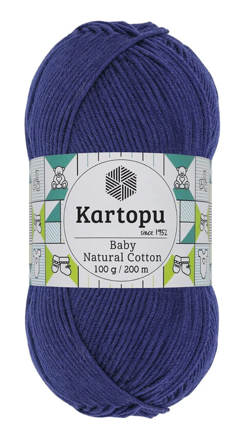 KARTOPU,BABY NATUREL COTTON K0635 LACİVERT - KARTOPU