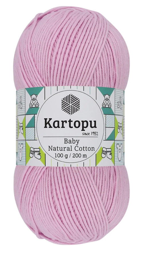 KARTOPU,BABY NATUREL COTTON K0782 PEMBE - KARTOPU