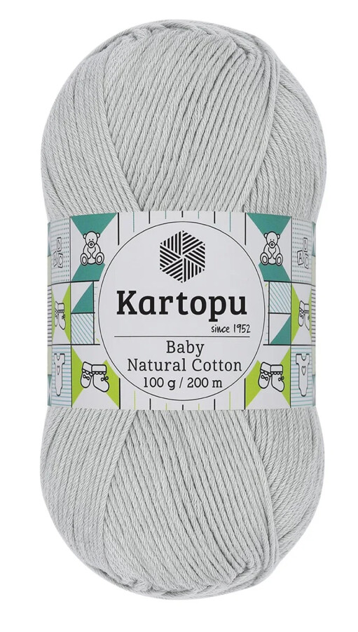 KARTOPU,BABY NATUREL COTTON K0920 UÇUK GRİ - KARTOPU