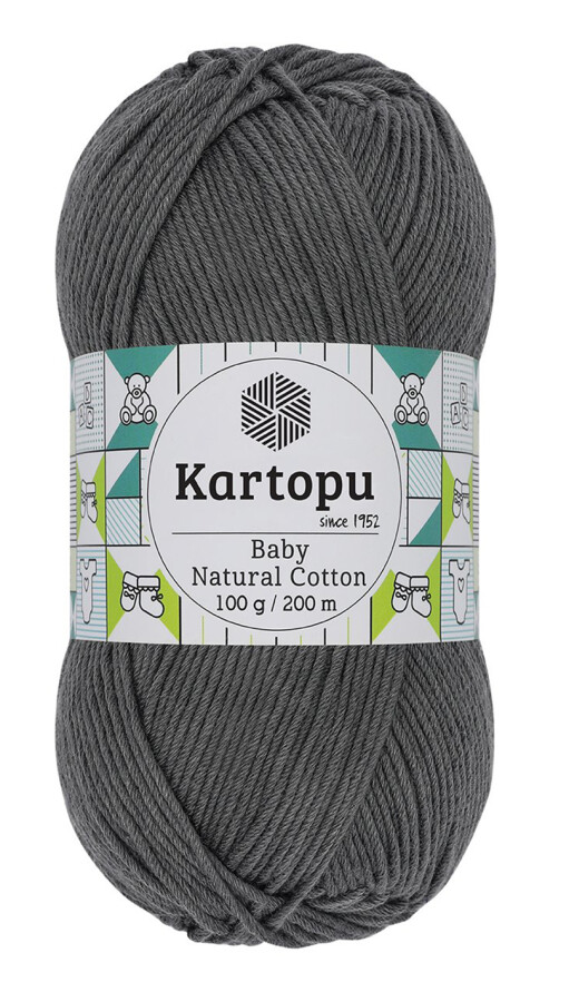 KARTOPU,BABY NATUREL COTTON K0932 KOYU GRİ - KARTOPU