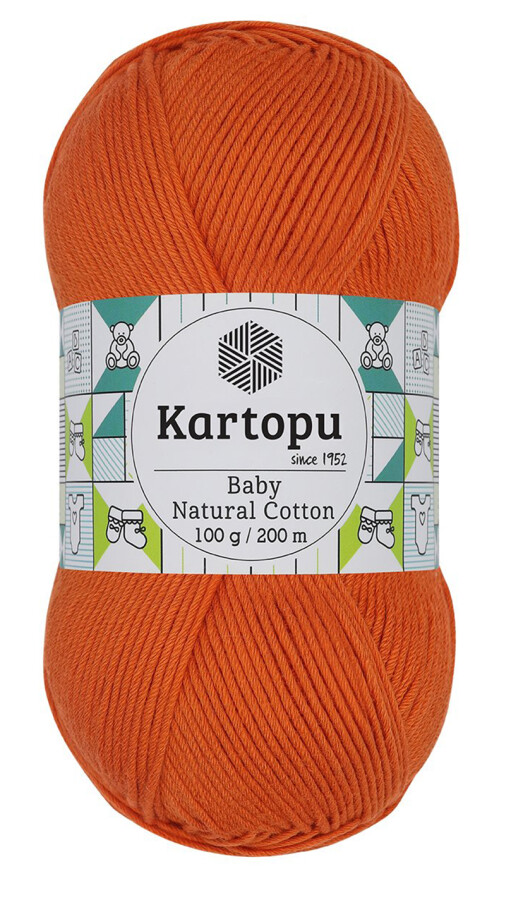 KARTOPU,BABY NATUREL COTTON K0202 TURUNCU - KARTOPU