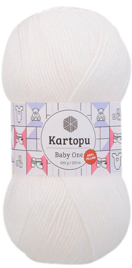 KARTOPU,BABY ONE K0010 BEYAZ - KARTOPU