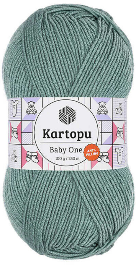 KARTOPU,BABY ONE K0493 AZUR YEŞİL - KARTOPU