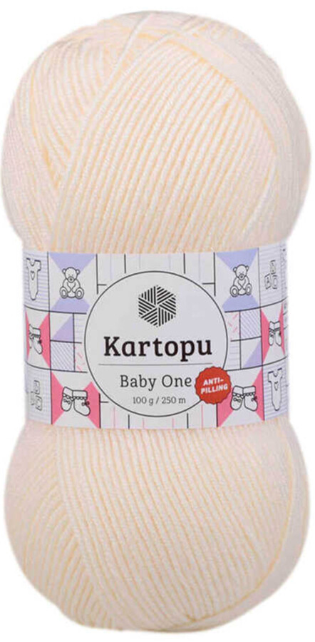 KARTOPU,BABY ONE K0025 KREM - KARTOPU