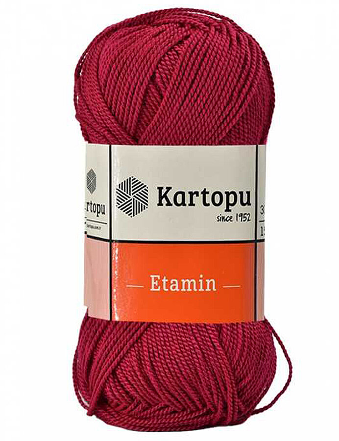 KARTOPU,ETAMİN K0132 KOYU KIRMIZI - KARTOPU