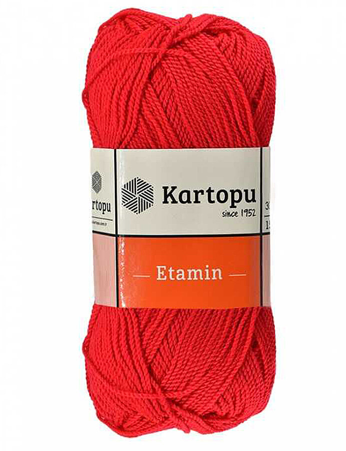 KARTOPU,ETAMİN K0142 AÇIK KIRMIZI - KARTOPU