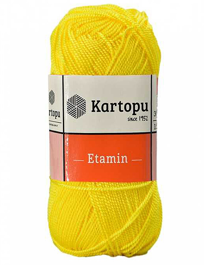 KARTOPU,ETAMİN K0324 UÇUK SARI - KARTOPU