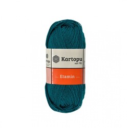 KARTOPU,ETAMİN K0467 PETROL YEŞİL - KARTOPU