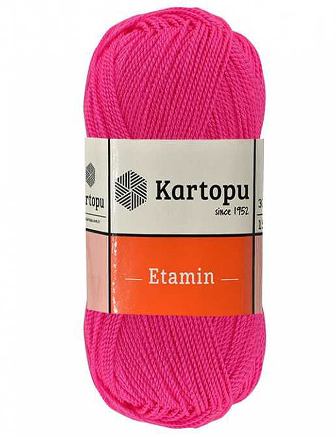 KARTOPU,ETAMİN K0733 ÇİNGENE PEMBE - KARTOPU