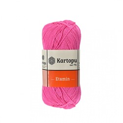 KARTOPU,ETAMİN K0737 AÇIK ÇENGENE PEMBE - KARTOPU