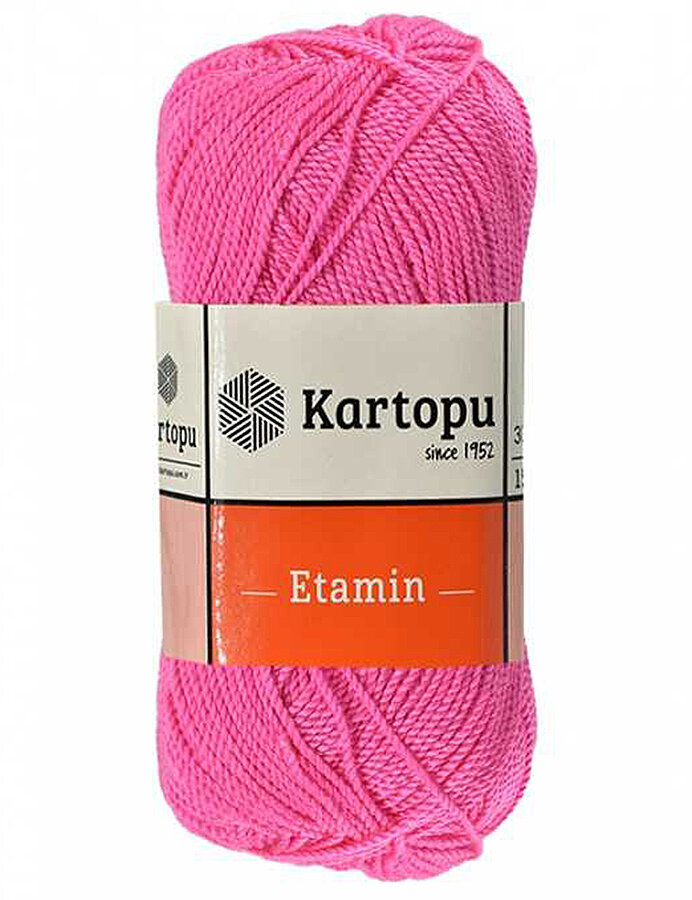 KARTOPU,ETAMİN K0737 AÇIK ÇENGENE PEMBE - KARTOPU