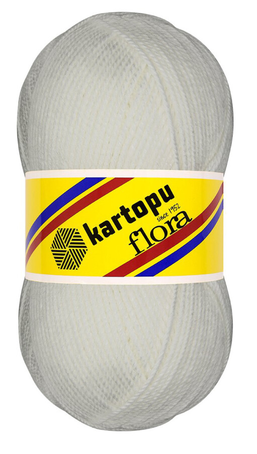 KARTOPU,FLORA K0010 BEYAZ - KARTOPU