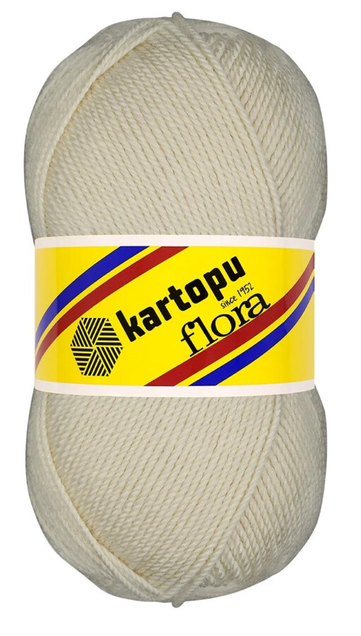 KARTOPU,FLORA K0025 KREM - KARTOPU