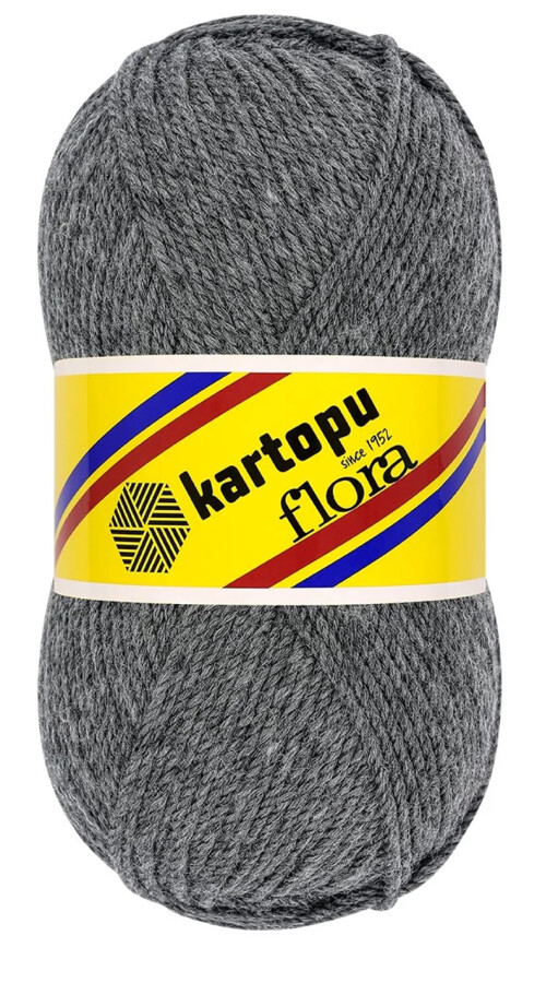 KARTOPU,FLORA K1003 KOYU GRİ - KARTOPU
