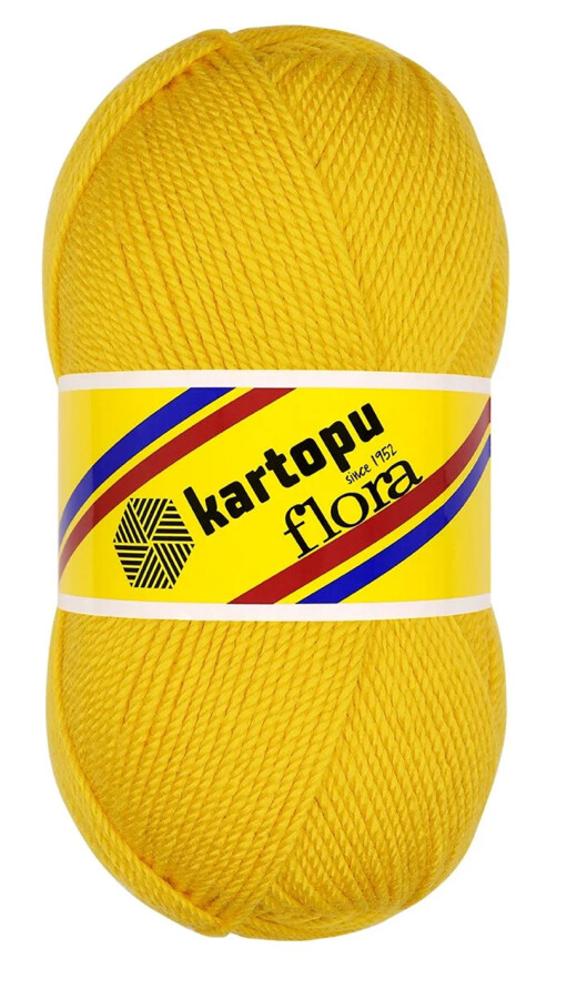 KARTOPU,FLORA K0320 KOYU SARI - KARTOPU