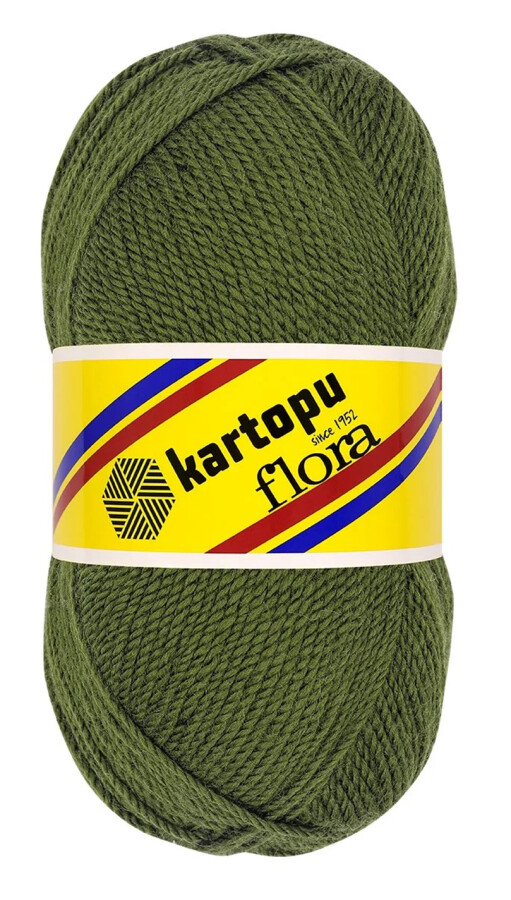 KARTOPU,FLORA K0410 KOYU ASKERİ YEŞİL - KARTOPU