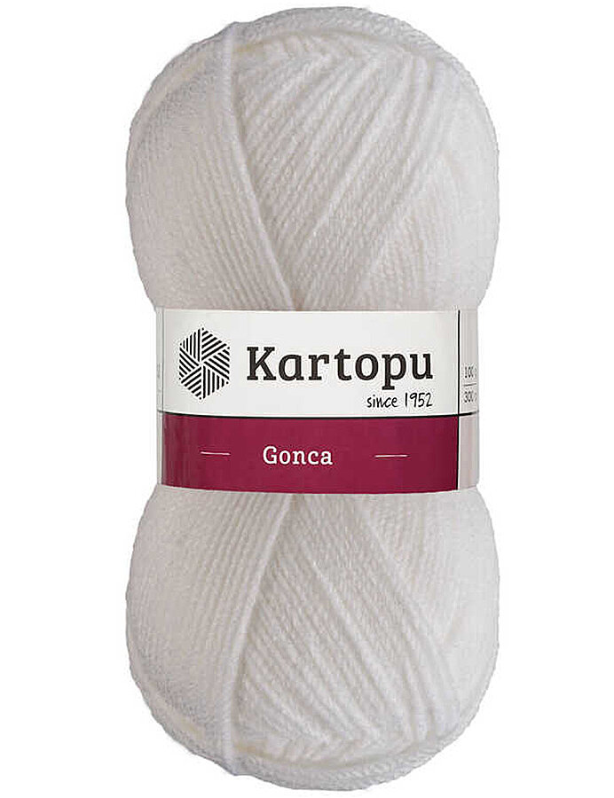 KARTOPU,GONCA K0010 BEYAZ - KARTOPU
