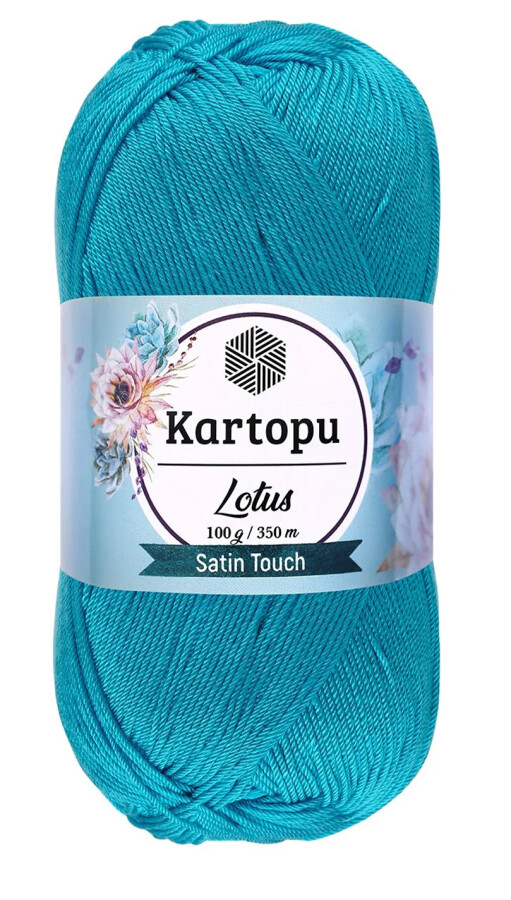 KARTOPU,LOTUS K0512 KOYU TURKUAZ - KARTOPU