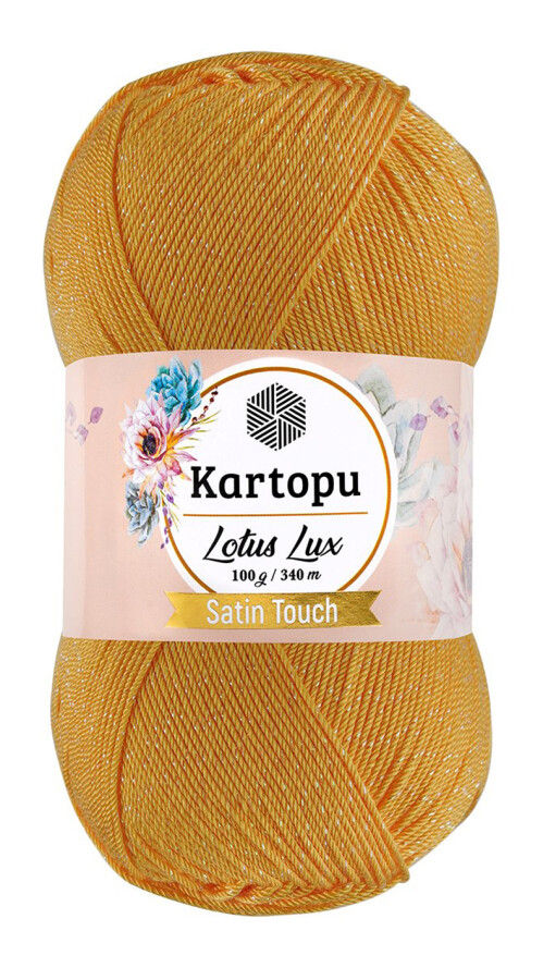 KARTOPU,LOTUS LUX K0318 KOYU SARI - KARTOPU