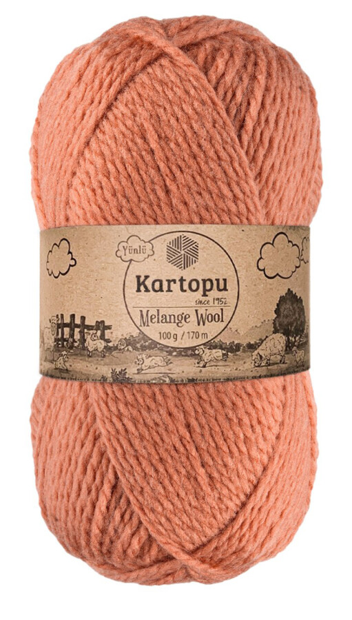 KARTOPU,MELANGE WOOL K0784 BONZAİ - KARTOPU