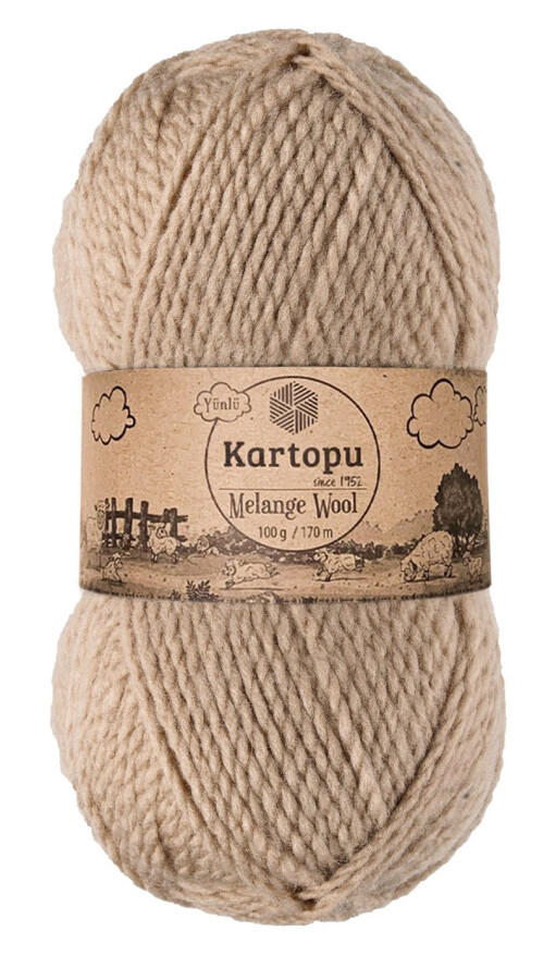 KARTOPU,MELANGE WOOL K0880 KESE KAĞIDI - KARTOPU