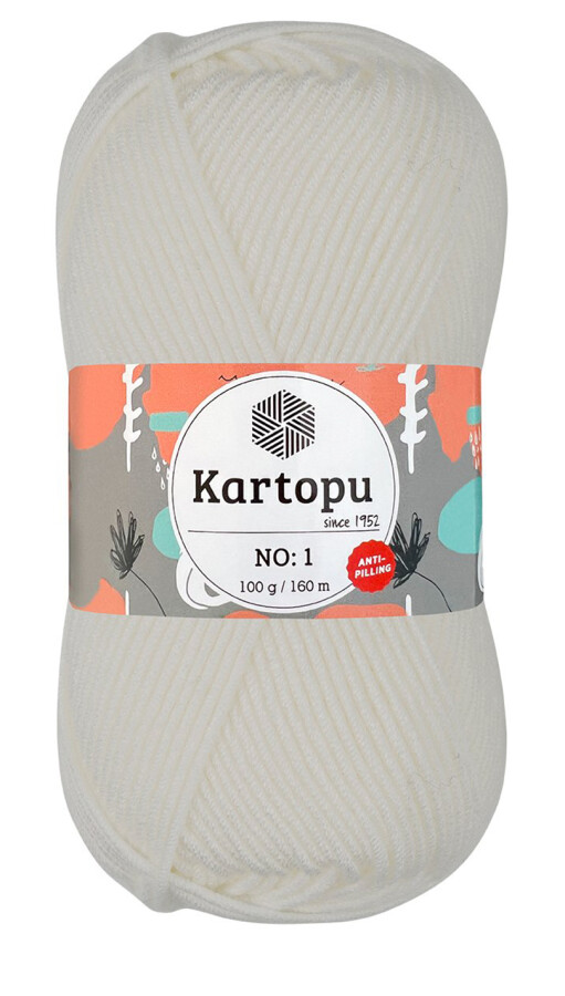 KARTOPU,NO 1 K0010 BEYAZ - KARTOPU