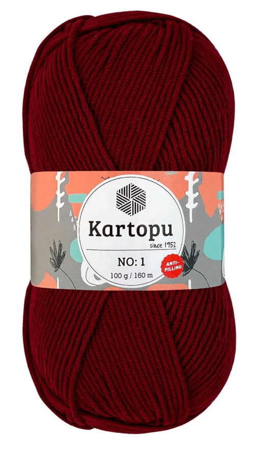 KARTOPU,NO 1 K0129 KOYU KIRMIZI - KARTOPU