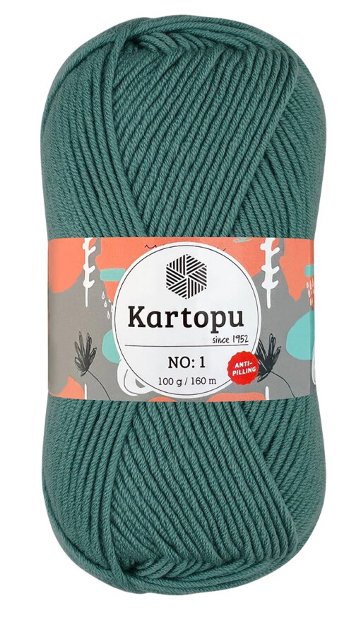 KARTOPU,NO 1 K0493 AZUR YEŞİL - KARTOPU