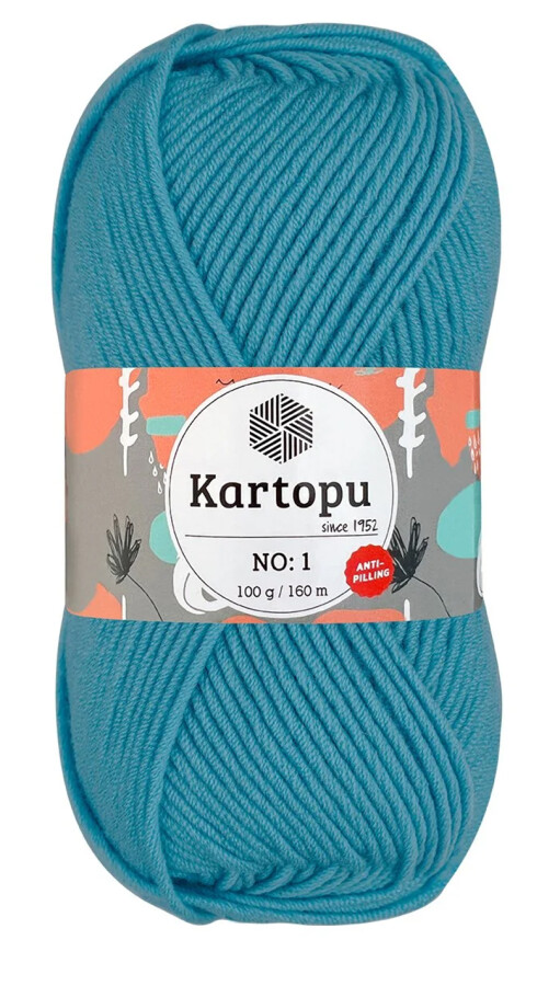 KARTOPU,NO 1 K0502 AÇIK TURKUAZ - KARTOPU