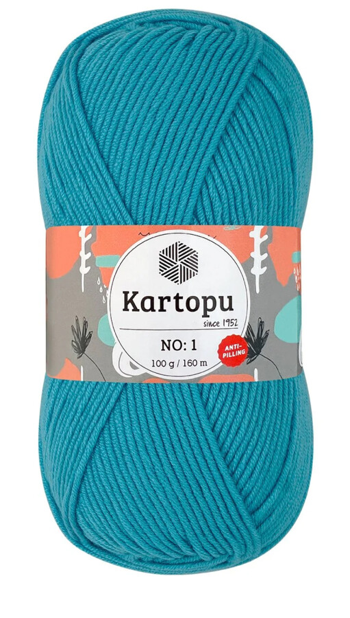 KARTOPU,NO 1 K0576 KOYU TURKUAZ - KARTOPU