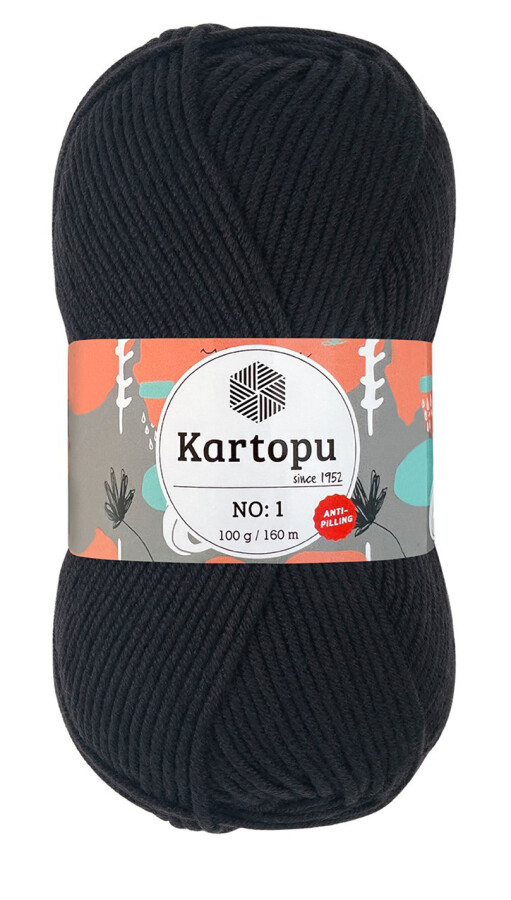 KARTOPU,NO 1 K0940 SİYAH - KARTOPU