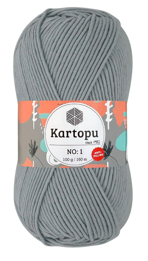 KARTOPU,NO 1 K0993 GÜMÜŞ GRİ - KARTOPU