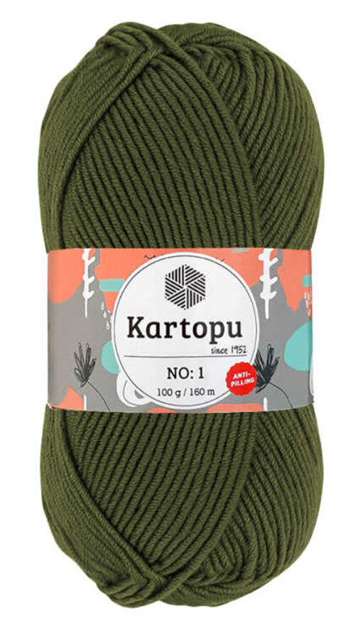 KARTOPU,NO 1 K0478 KARA YEŞİL - KARTOPU